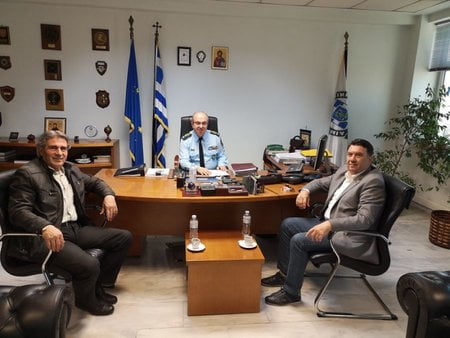 Τη Γενική Αστυνομική Διεύθυνση επισκέφτηκε ο Δήμαρχος Κορδελιού Ευόσμου, Πέτρος Σούλας