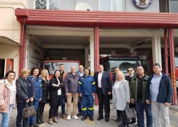 Στον Β’ Πυροσβεστικό Σταθμό Θεσσαλονίκης ο Γ. Καμαρινός