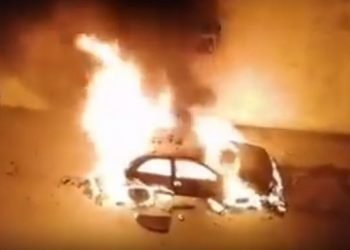 Βίντεο από τον εμπρησμό σε ΙΧ στη δυτική Θεσσαλονίκη