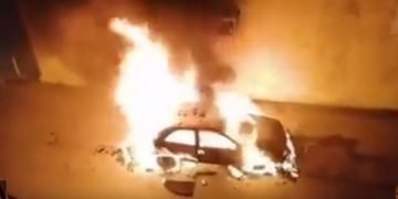 Βίντεο από τον εμπρησμό σε ΙΧ στη δυτική Θεσσαλονίκη