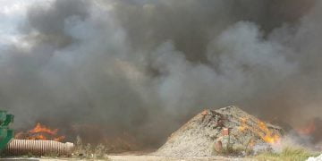 Υπό μερικό έλεγχο η πυρκαγιά στη Σίνδο