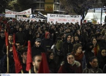 Οι πορείες στη Θεσσαλονίκη για την επέτειο του Πολυτεχνείου