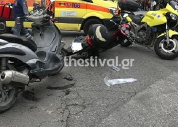 Σύγκρουση Ι.Χ. με δίκυκλο στη δυτική Θεσσαλονίκη – Τραυματίστηκε σοβαρά μοτοσικλετιστής