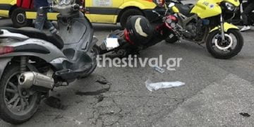 Σύγκρουση Ι.Χ. με δίκυκλο στη δυτική Θεσσαλονίκη – Τραυματίστηκε σοβαρά μοτοσικλετιστής