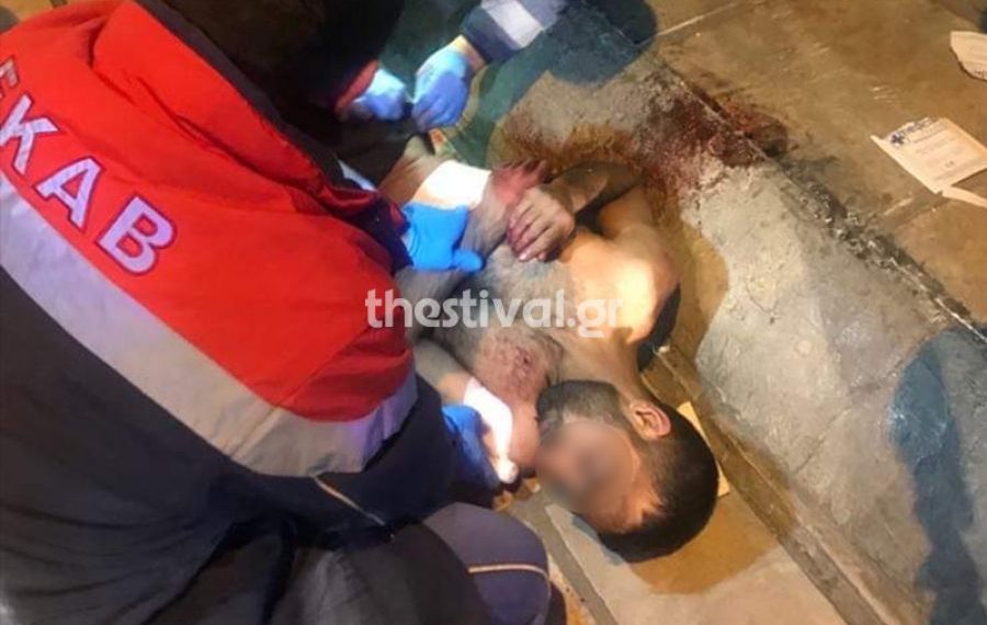 Θεσσαλονίκη: Σοκαριστικές φωτογραφίες από τη ληστεία της Γιαννιτσών – Τον πετσόκοψαν για 50 ευρώ!