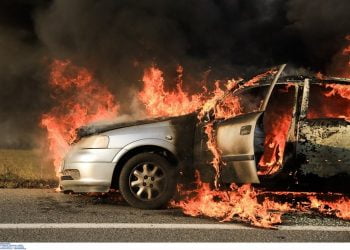 Παρανάλωμα του πυρός Ι.Χ στον Δενδροπόταμο