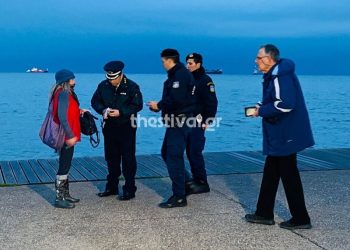 Έπεσαν τα πρώτα πρόστιμα στη Θεσσαλονίκη – Καμπάνα σε πεζή και άνδρα που επέστρεφε από Χαλκιδική