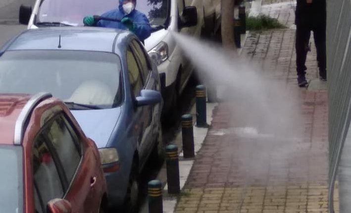 Θεσσαλονίκη: Απολύμανση στη γειτονιά του 35χρονου στην Νεάπολη