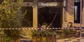 Θεσσαλονίκη: Ανατίναξαν ΑΤΜ τα ξημερώματα στην Πολίχνη (Εικόνα)