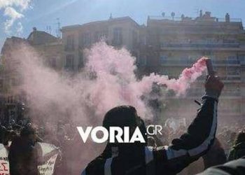 Θεσσαλονίκη: Φοιτητική πορεία κατά του νομοσχεδίου του υπουργείου Παιδείας