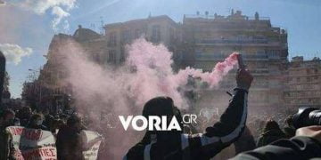 Θεσσαλονίκη: Φοιτητική πορεία κατά του νομοσχεδίου του υπουργείου Παιδείας