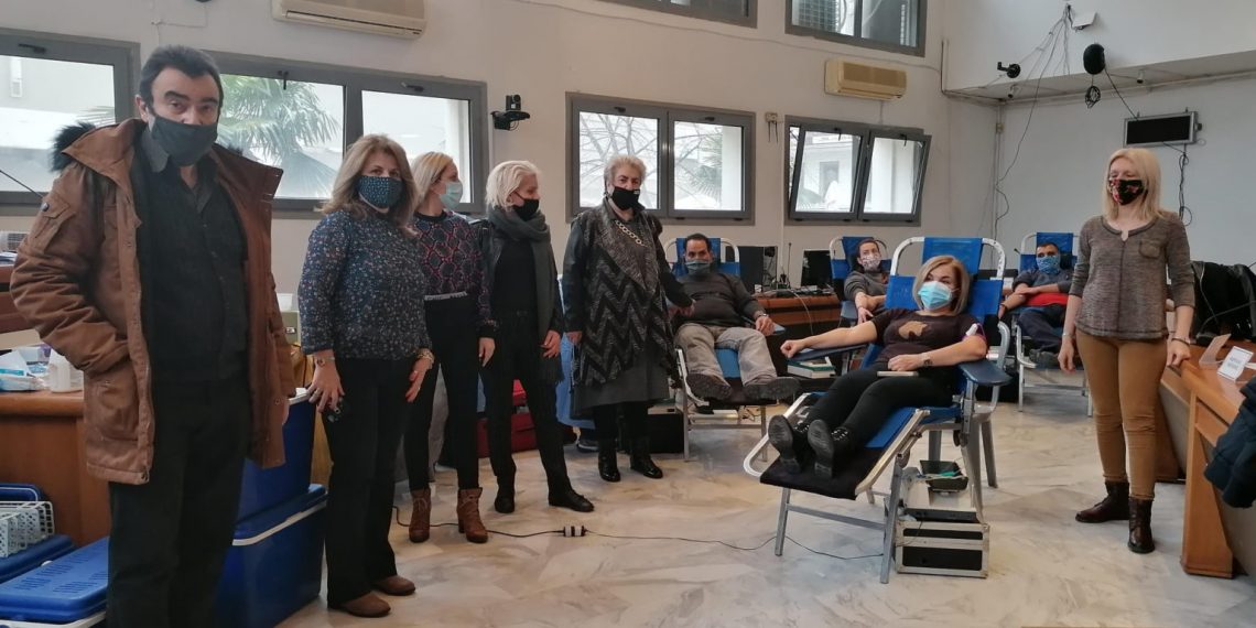 Ρεκόρ συμμετοχής στην εθελοντική αιμοδοσία του Δ. Κορδελιού Ευόσμου