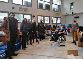 Ρεκόρ συμμετοχής στην εθελοντική αιμοδοσία του Δ. Κορδελιού Ευόσμου