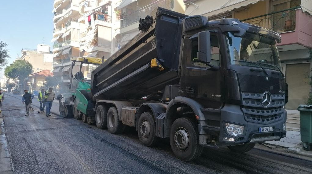 Δήμος Κορδελιού – Ευόσμου: Πραγματοποιήθηκαν έργα ασφαλτόστρωσης