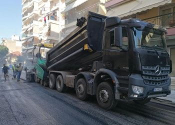 Δήμος Κορδελιού – Ευόσμου: Πραγματοποιήθηκαν έργα ασφαλτόστρωσης