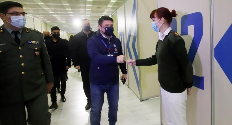 N. Χαρδαλιάς: Όλα έτοιμα για να λειτουργήσει το μεγαλύτερο εμβολιαστικό κέντρο της χώρας στη ΔΕΘ