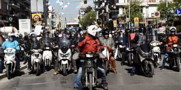 Μοτοπορεία διανομέων σήμερα στη Θεσσαλονίκη