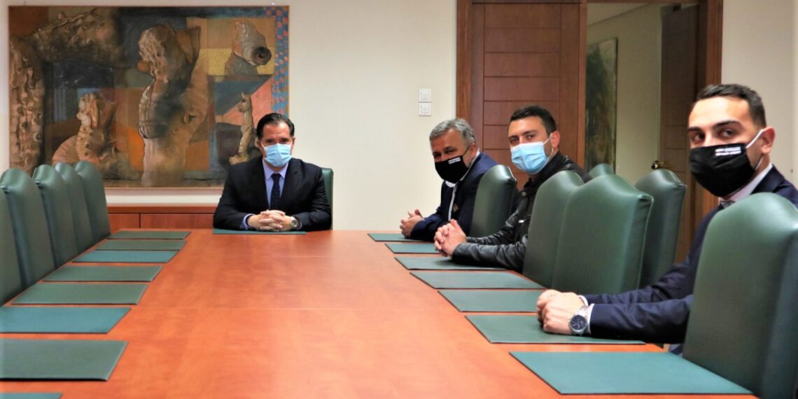 Συνάντηση Άδωνι Γεωργιάδη με τον δήμαρχο Κορδελιού -Ευόσμου