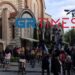 Εύοσμος: Με καρέκλες στο προαύλιο οι πιστοί για τη λειτουργία της Μεγάλης Πέμπτης