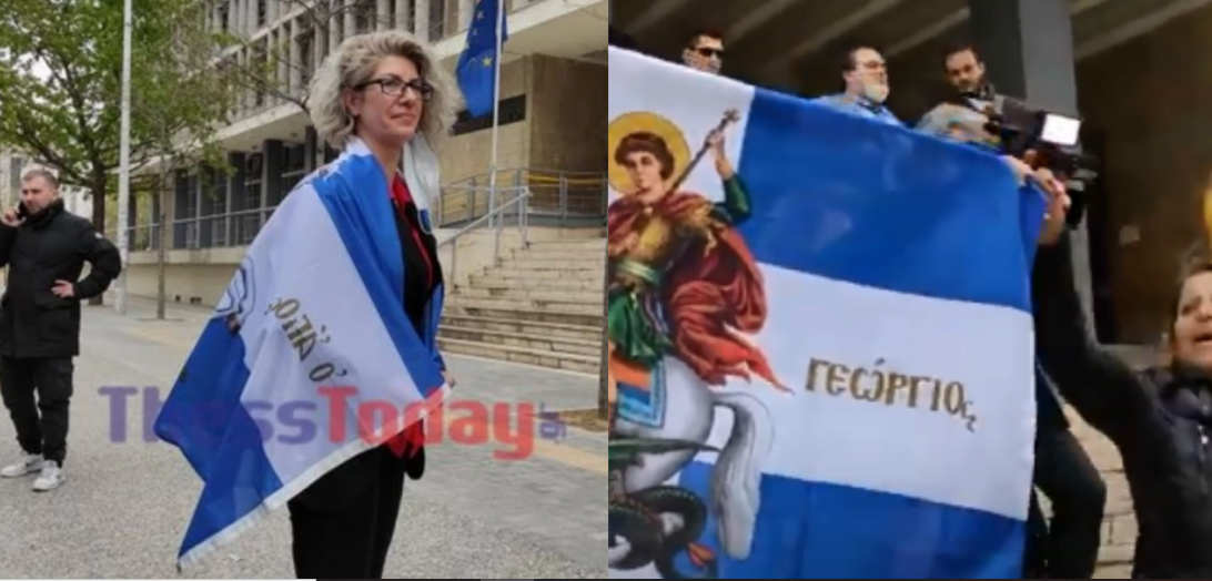 «Είσαι η νέα Μπουμπουλίνα»: Τραγούδησαν τον εθνικό ύμνο στην μητέρα που εναντιώθηκε στα self tests