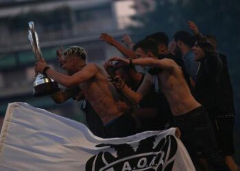 Αποθέωση για τον κυπελλούχο ΠΑΟΚ στη Θεσσαλονίκη!