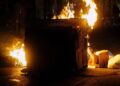 Μπαράζ εμπρησμών σε κάδους απορριμμάτων στον Εύοσμο τα ξημερώματα