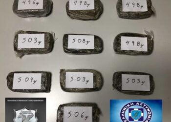 Θεσσαλονίκη: «Μπλόκο» σε 5 κιλά ηρωίνη που προορίζονταν για πιάτσες ναρκωτικών