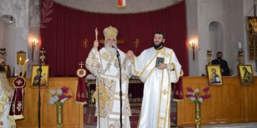 Χειροτονία διακόνου στον Ι.Ν. Αγίων Τριών Ιεραρχών Ευόσμου