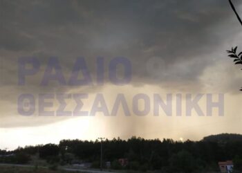 «Ανεμοστρόβιλος» Στον Λαγκαδά Θεσσαλονίκης (εικόνες & βίντεο)
