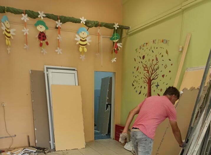 Δ. Κορδελιού – Ευόσμου: Ξεκίνησαν οι εργασίες μετατροπής Παιδικών Σταθμών σε Βρεφονηπιακούς