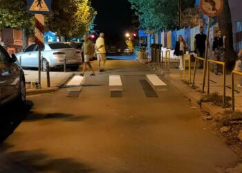 Μία τρισδιάστατη διάβαση πεζών μόλις δημιουργήθηκε στην Καλαμαριά