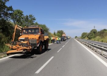 Εργασίες κοπής πρασίνου στην ΕΟ Θεσσαλονίκης – Νέων Μουδανιών από σήμερα