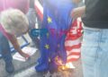 ΔΕΘ 2021: Καίνε λογαριασμούς ρεύματος και σημαίες της ΕΕ και των ΗΠΑ στη Θεσσαλονίκη