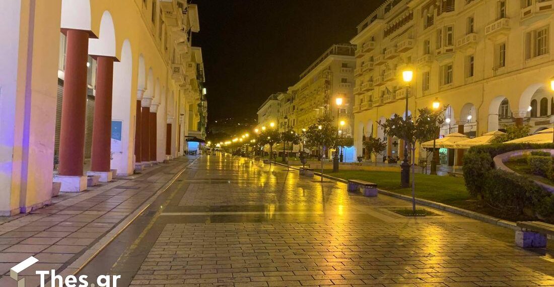 Θεσσαλονίκη: Έρημοι δρόμοι μετά το μίνι lockdown – 100% πληρότητα στις ΜΕΘ Covid