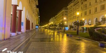 Θεσσαλονίκη: Έρημοι δρόμοι μετά το μίνι lockdown – 100% πληρότητα στις ΜΕΘ Covid