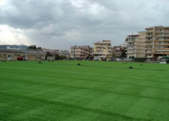 Εγκαίνια νέου χλοοτάπητα στο γήπεδο ποδοσφαίρου Άνω Ηλιούπολης
