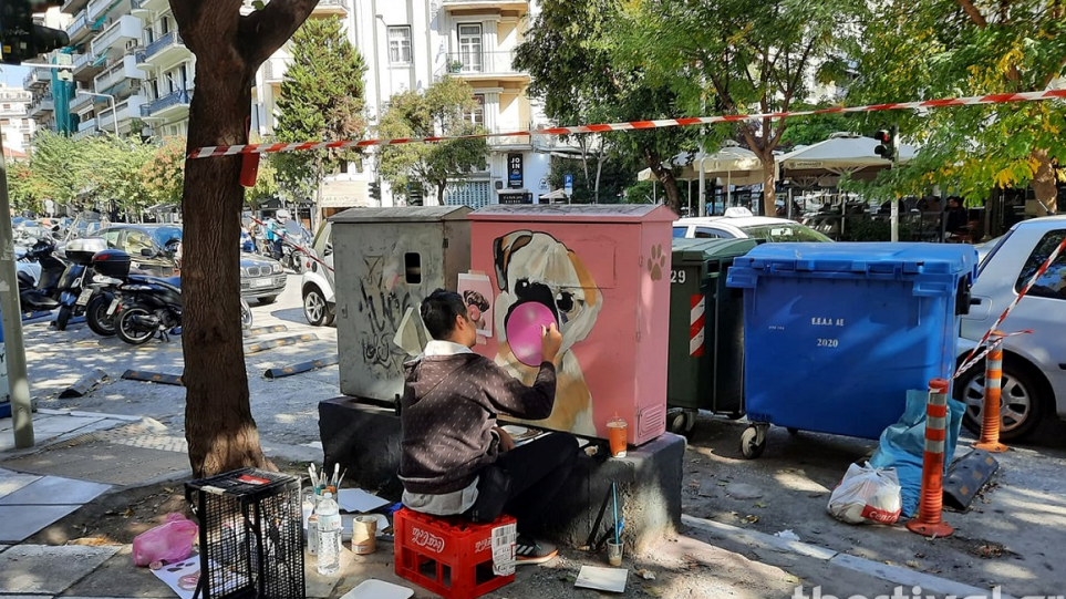 Καφάο μετατράπηκαν σε πίνακες ζωγραφικής στη Θεσσαλονίκη! – Δείτε φωτογραφίες