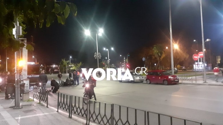 Τροχαίο με μία τραυματία στο κέντρο της Θεσσαλονίκης