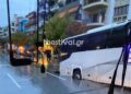 Θεσσαλονίκη: Άνοιξε η γη και… ρούφηξε λεωφορείο (Εικόνες & βίντεο)