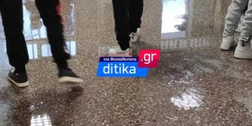 Νερά στάζουν τα ταβάνια του 2ου ΕΠΑΛ Ευόσμου