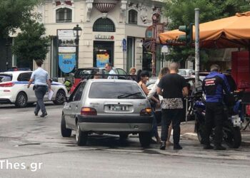 Θεσσαλονίκη: Τροχαίο ατύχημα στην Τσιμισκή – Συγκρούστηκαν δύο οχήματα