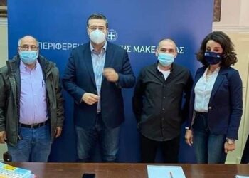 Συνάντηση Απ. Τζιτζικώστα Με Εκπροσώπους Παραγωγών Λαϊκών Αγορών