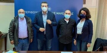 Συνάντηση Απ. Τζιτζικώστα Με Εκπροσώπους Παραγωγών Λαϊκών Αγορών