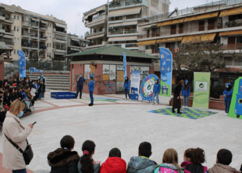 Δ.Κορδελιού-Ευόσμου: Μηνύματα ανακύκλωσης, παιχνίδια και κληρώσεις ποδηλάτων