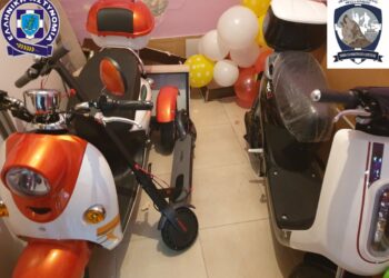 Εύοσμος: “Αρπαξαν” 78 ηλεκτρικά δίκυκλα οχήματα από επιχείρηση – 60000 ευρώ η ζημιά
