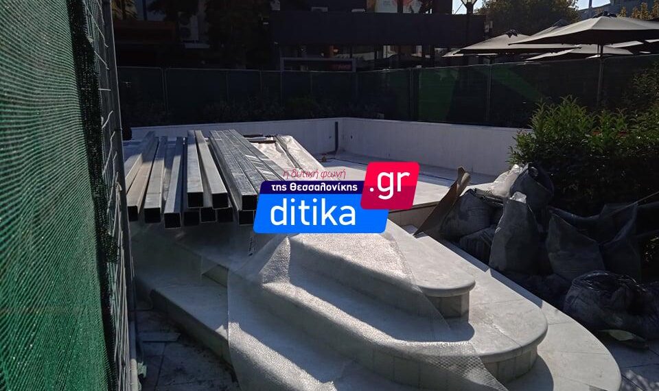 Πριν τα Χριστούγεννα θα τεθεί σε λειτουργία το συντριβάνι στην Πλατεία Ευόσμου