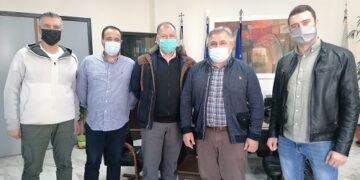 Συνάντηση Μανδαλιανού με το προεδρείο του Αίαντα Ευόσμου