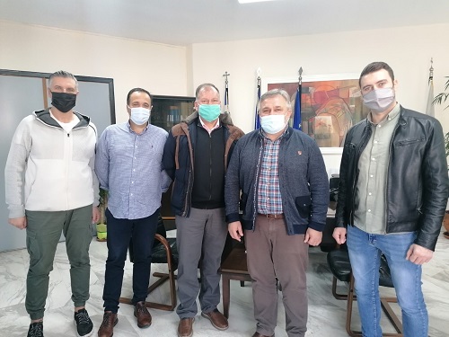 Συνάντηση Μανδαλιανού με το προεδρείο του Αίαντα Ευόσμου