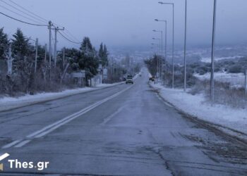 Στα “λευκά” η Θεσσαλονίκη, χαρίζει όμορφες εικόνες (Εικόνες & βίντεο)