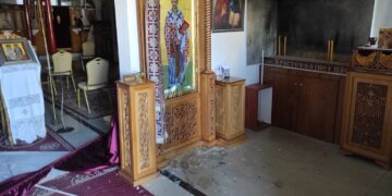 Θεσσαλονίκη: Βανδάλισαν και έκλεψαν ναό πολύ κοντά στο αστυνομικό μέγαρο (Εικόνες)